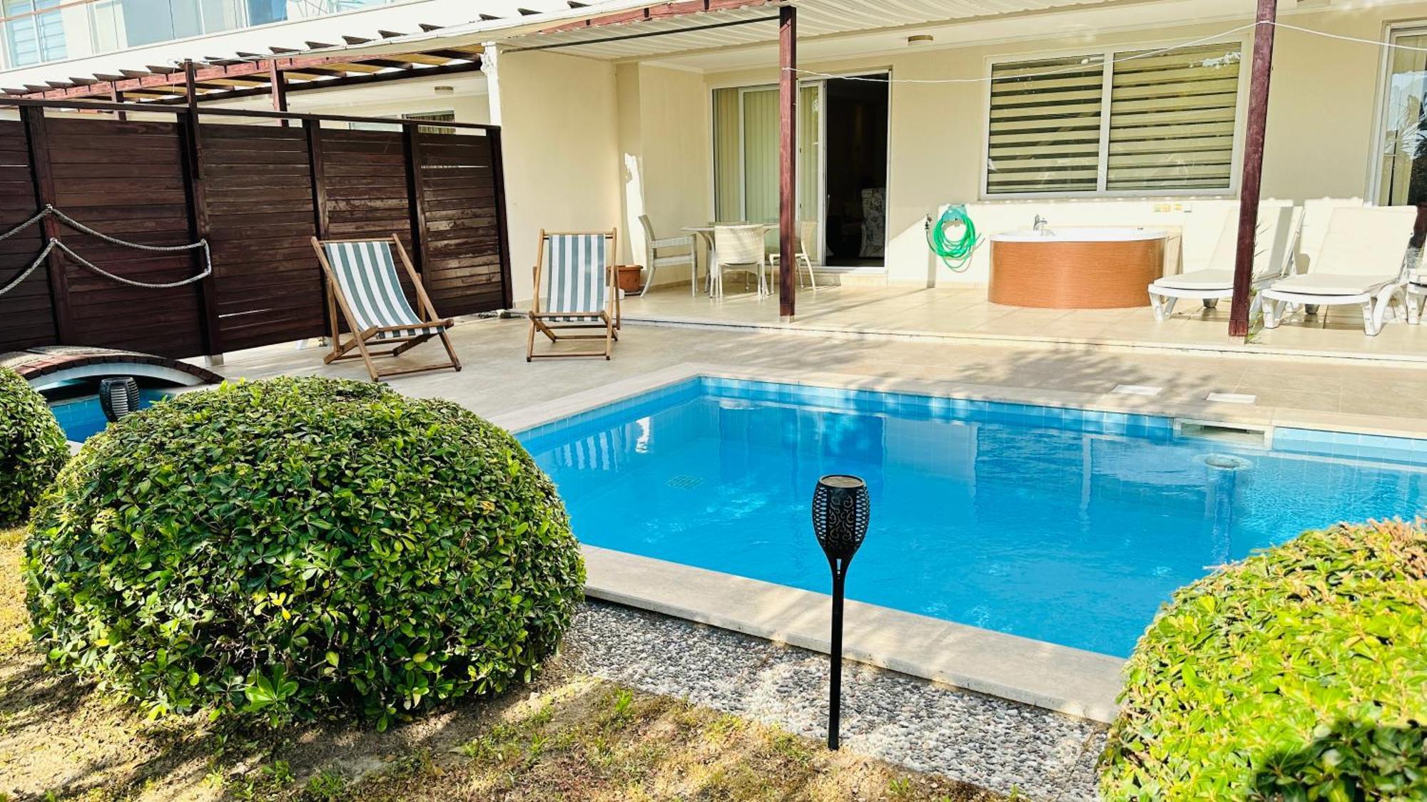 Babylon Luxury Villa With Private Pool And Indoor Heated Pool Side Exterior photo